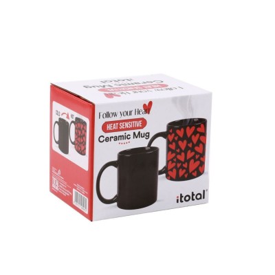 Total Gift Hearts Κούπα Κεραμική Κόκκινη XL1300A