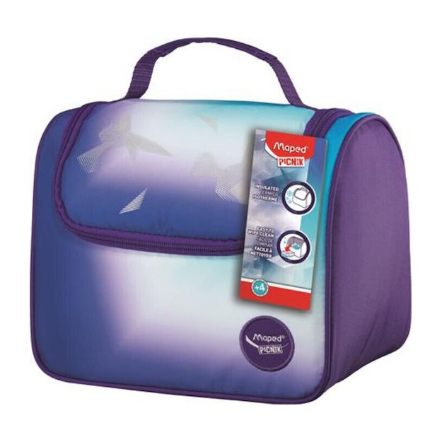 Maped Picnik Σχολική Ισοθερμική Θήκη Φαγητού Μωβ-Μπλε 17x25x21cm