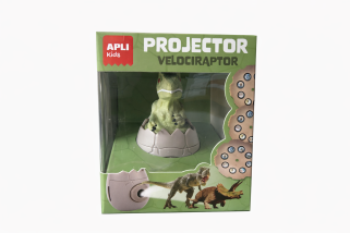 APLI Kids Παιδικός Προτζέκτορας με 24 εικόνες Δεινόσαυροι - Velociraptor