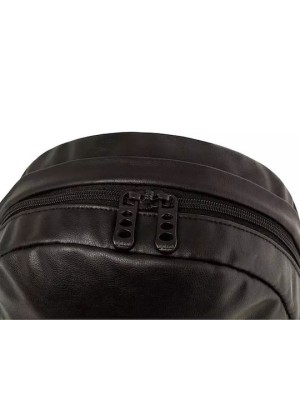 Polo Gecko Σχολική Τσάντα Πλάτης Γυμνασίου - Λυκείου Μαύρη με Θήκη για Παγούρι 20lt 9-02-041-2001