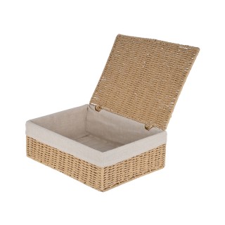 ESTIA ΚΟΥΤΙ ΑΠΟΘΗΚΕΥΣΗΣ & ΟΡΓΑΝΩΣΗΣ BOTANICA 36x27x13cm ΜΕ ΕΣΩΤΕΡΙΚΗ ΕΠΕΝΔΥΣΗ & ΚΑΠΑΚΙ