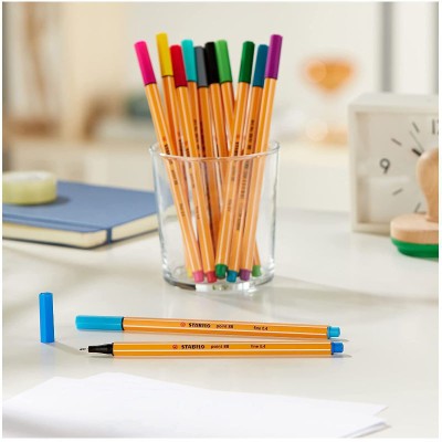 Stabilo Point 88 Μαρκαδόροι Σχεδίου 0.4mm Πολύχρωμοι 10τμχ