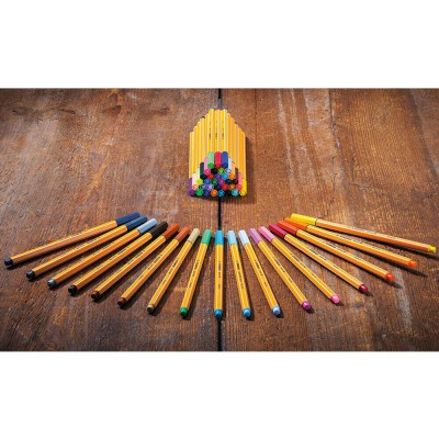 Stabilo Point 88 Μαρκαδόροι Σχεδίου 0.4mm Πολύχρωμοι 10τμχ