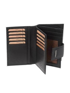 Lavor 1-6118 Μεγάλο Δερμάτινο Γυναικείο Πορτοφόλι με RFID Μαύρο