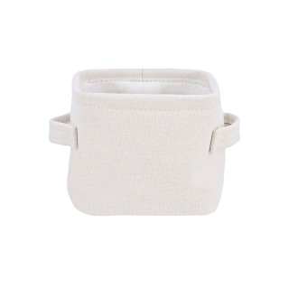 ESTIA ΚΟΥΤΙ ΑΠΟΘΗΚΕΥΣΗΣ & ΟΡΓΑΝΩΣΗΣ IVORY 13.5x12.5x10.5cm ME ΧΕΡΟΥΛΙΑ