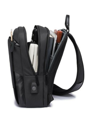 Bange 77112 Ανδρική Τσάντα Στήθους σε Μαύρο χρώμα