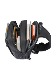 Bange 77112 Ανδρική Τσάντα Στήθους σε Μαύρο χρώμα