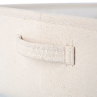 ESTIA ΚΟΥΤΙ ΑΠΟΘΗΚΕΥΣΗΣ & ΟΡΓΑΝΩΣΗΣ IVORY 26x16.5x11.5cm ME ΧΕΡΟΥΛΙΑ