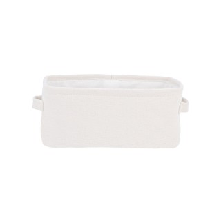 ESTIA ΚΟΥΤΙ ΑΠΟΘΗΚΕΥΣΗΣ & ΟΡΓΑΝΩΣΗΣ IVORY 36x28x12.5cm ME ΧΕΡΟΥΛΙΑ