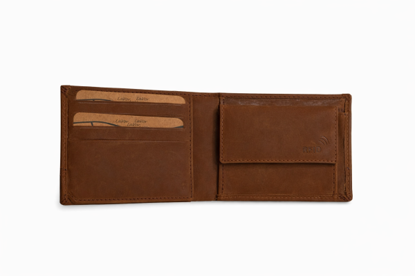 Lavor 1-3812 Δερμάτινο Ανδρικό Πορτοφόλι με RFID Crunch