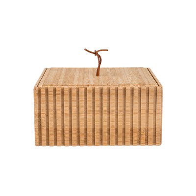 ESTIA ΚΟΥΤΙ ΑΠΟΘΗΚΕΥΣΗΣ ΚΑΙ ΟΡΓΑΝΩΣΗΣ BAMBOO ESSENTIALS 15x15x7cm