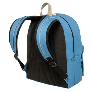 Polo Original Double Scarf Σχολική Τσάντα Πλάτης Γυμνασίου - Λυκείου Γαλάζιο/Κίτρινο 9-01-235-5523