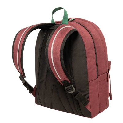 Polo Original Double Scarf Σχολική Τσάντα Πλάτης Μπορντώ/Πράσινο 9-01-235-3364