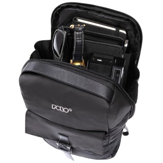 Polo Crossover Ανδρική Τσάντα Στήθους σε Μαύρο χρώμα 9-07-016-2000