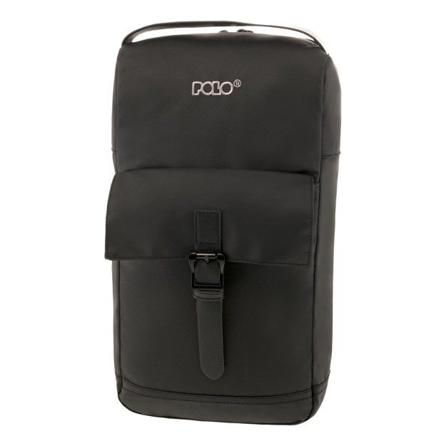 Polo Crossover Ανδρική Τσάντα Στήθους σε Μαύρο χρώμα 9-07-016-2000