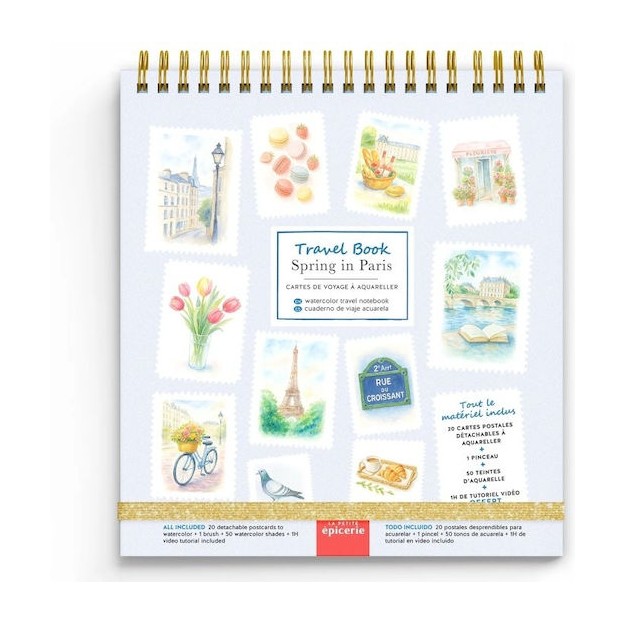 La Petite Epicerie Σετ Ζωγραφικής Ακουαρέλα Spring In Paris