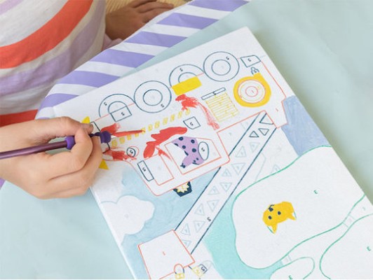 La Petite Épicerie ''Wouf'' Σετ Ζωγραφικής 25x18cm