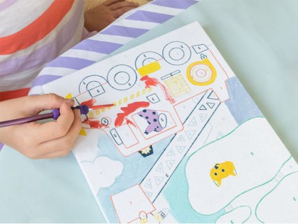 La Petite Épicerie ''Wouf'' Σετ Ζωγραφικής 25x18cm