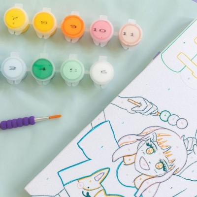 La Petite Épicerie ''Konbini'' Σετ Ζωγραφικής 25x18cm