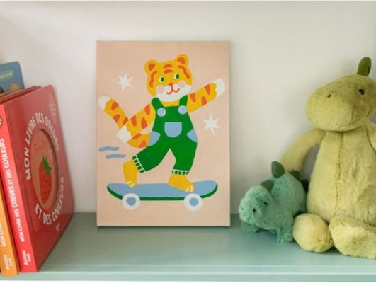 La Petite Épicerie ''Tiger'' Σετ Ζωγραφικής 25x18cm