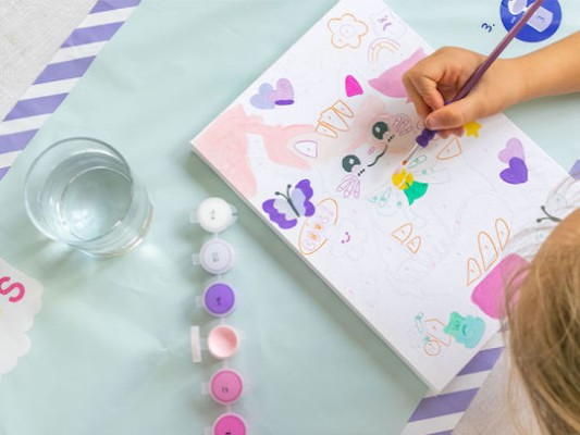 La Petite Épicerie ''Pink Cat'' Σετ Ζωγραφικής 25x18cm