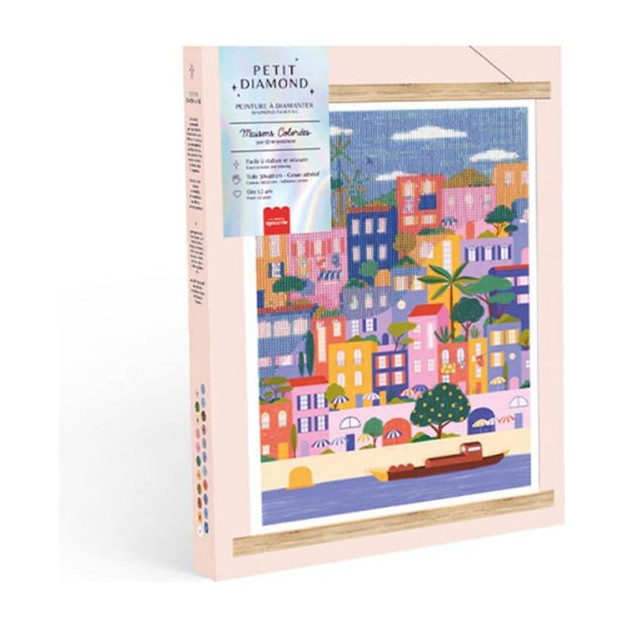 La Petite Épicerie Diamond Painting ''Maisons Colorees''