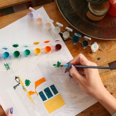 La Petite Épicerie Painting by Number ''Lisbon'' 32.5x24.5cm