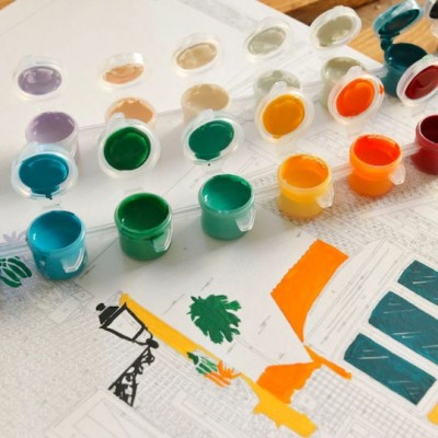 La Petite Épicerie Painting by Number ''Lisbon'' 32.5x24.5cm