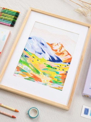 La Petite Épicerie Pastel by Numbers ''Au Grand Baou'' 32.5x24.5cm