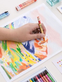 La Petite Épicerie Pastel by Numbers ''Au Grand Baou'' 32.5x24.5cm