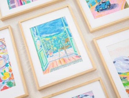 La Petite Épicerie Pastel by Numbers ''La mer pour Horizon'' 32.5x24.5cm