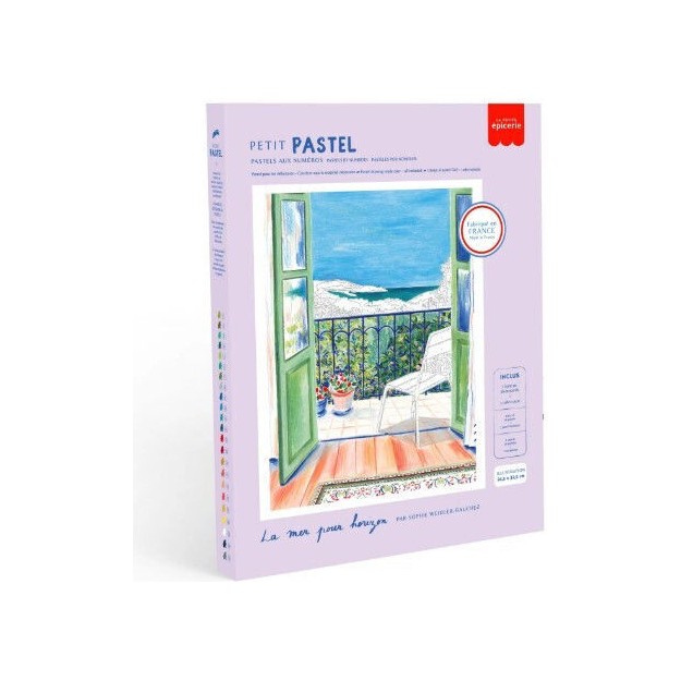 La Petite Épicerie Pastel by Numbers ''La mer pour Horizon'' 32.5x24.5cm