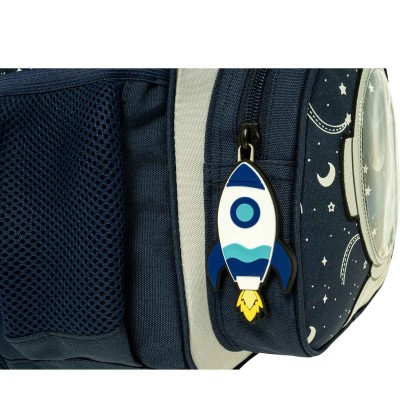 Polo Junior Bibi Σχολική Τσάντα Πλάτης Νηπιαγωγείου Space με Θήκη για Παγούρι 10lt 2025