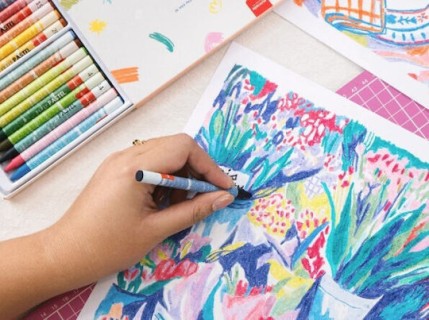 La Petite Épicerie Pastel by Numbers ''Holland Bloom'' 32.5x24.5cm