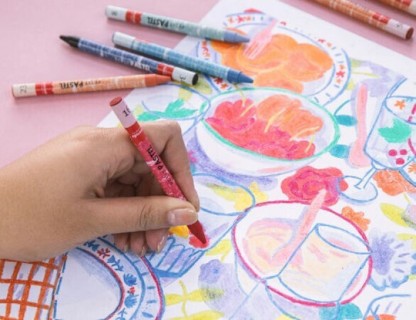 La Petite Épicerie Pastel by Numbers ''Comme un dimanche'' 32.5x24.5cm