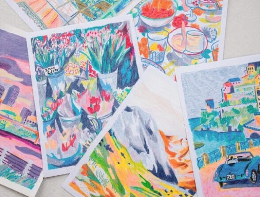 La Petite Épicerie Pastel by Numbers ''Comme un dimanche'' 32.5x24.5cm