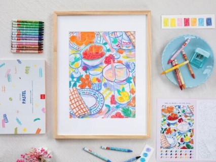 La Petite Épicerie Pastel by Numbers ''Comme un dimanche'' 32.5x24.5cm