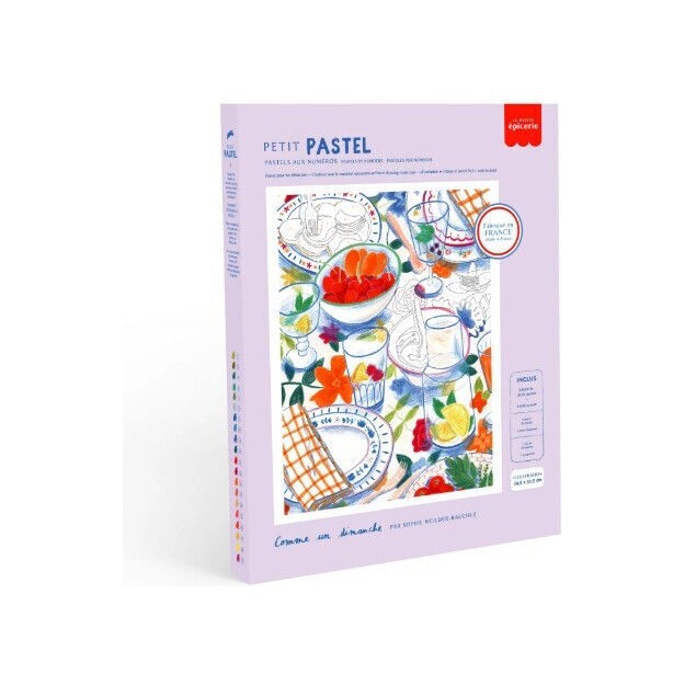 La Petite Épicerie Pastel by Numbers ''Comme un dimanche'' 32.5x24.5cm