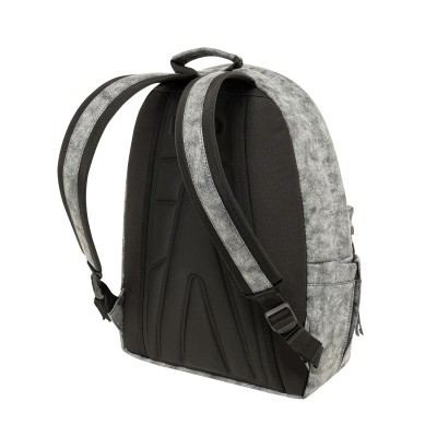 Polo Gecko Σχολική Τσάντα Πλάτης Γυμνασίου - Λυκείου Γκρι με Θήκη για Παγούρι 20lt 9-02-041-8327