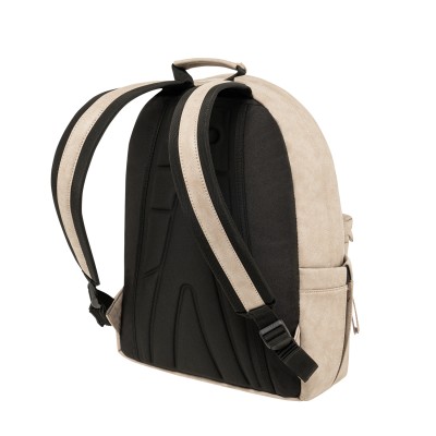 Polo Gecko Σχολική Τσάντα Πλάτης Γυμνασίου - Λυκείου Beige με Θήκη για Παγούρι 20lt 9-02-041-8326