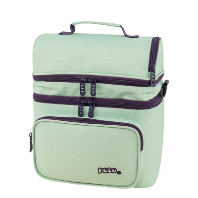 Polo Double Cooler Σχολική Τσάντα Φαγητού Πράσινη 9-07-096-6848