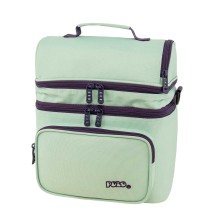 Polo Double Cooler Σχολική Τσάντα Φαγητού Πράσινη/Μωβ 9-07-096-6848