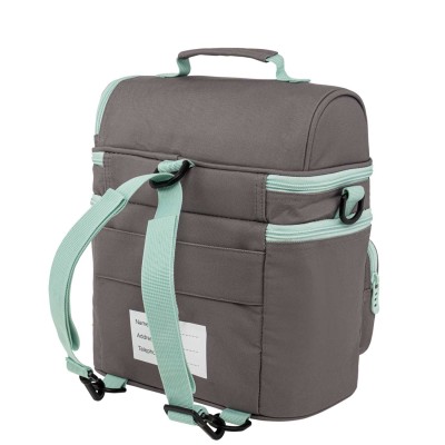 Polo Double Cooler Σχολική Τσάντα Φαγητού Γκρι 9-07-096-2759