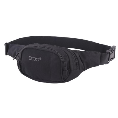 Polo Simple Ανδρικό Τσαντάκι Μέσης Μαύρο 9-08-098-2000