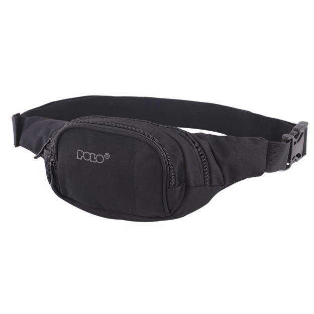 Polo Simple Ανδρικό Τσαντάκι Μέσης Μαύρο 9-08-098-2000