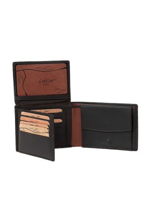 Lavor 1-5923 Δερμάτινο Ανδρικό Πορτοφόλι με RFID Μαύρο