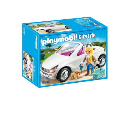 Playmobil Cabrio Με Κυρία Και Σκυλάκι 5585