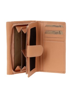 Lavor 1-6019 Δερμάτινο Γυναικείο Πορτοφόλι με RFID Πορτοκαλί