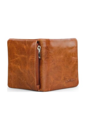 Lavor 1-3827 Δερμάτινο Ανδρικό Πορτοφόλι με RFID Κονιάκ