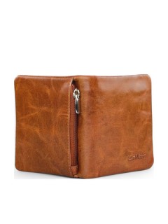 Lavor 1-3827 Δερμάτινο Ανδρικό Πορτοφόλι με RFID Κονιάκ